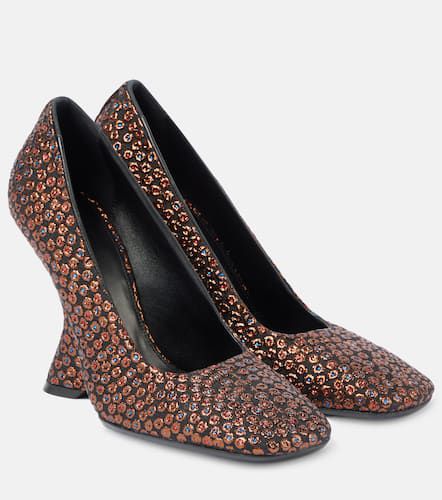 Jacquard wedge pumps - Dries Van Noten - Modalova