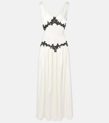 Highland embroidered silk and wool gown - Gabriela Hearst - Modalova