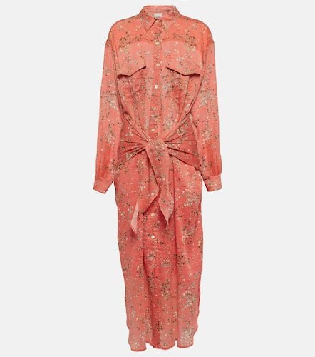 Anesy printed cotton and silk shirt dress - Isabel Marant - Modalova