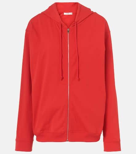 Rosy cotton jersey zip-up hoodie - The Row - Modalova