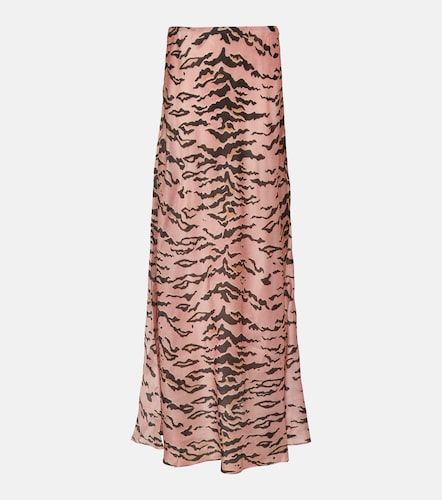 Falda larga Matchmaker de seda estampada - Zimmermann - Modalova