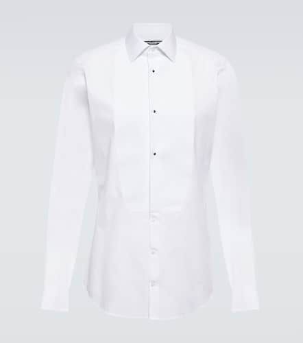 Camisa de esmoquin de popelín de algodón - Dolce&Gabbana - Modalova