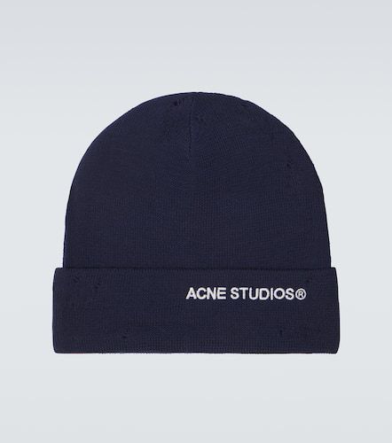 Gorro acanalado de mezcla de lana - Acne Studios - Modalova