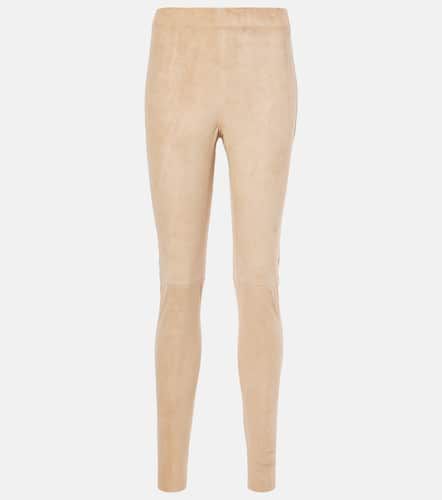 Mid-Rise Leggings aus Veloursleder - Joseph - Modalova