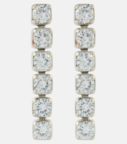 Crystal-embellished drop earrings - Jil Sander - Modalova