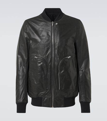 Bauhaus Flight leather bomber jacket - Rick Owens - Modalova