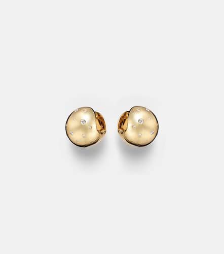 Pendientes Glow Galaxy de oro de 18 ct con diamantes - Ileana Makri - Modalova