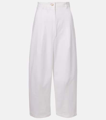 Mina cotton-blend wide-leg pants - Max Mara - Modalova