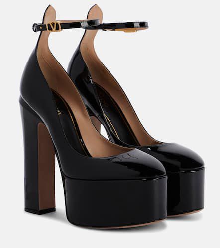 Tan-Go 155 leather platform pumps - Valentino Garavani - Modalova