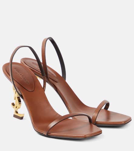 Opyum 85 leather slingback sandals - Saint Laurent - Modalova
