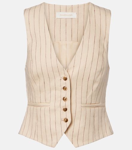 Zimmermann Striped linen vest - Zimmermann - Modalova