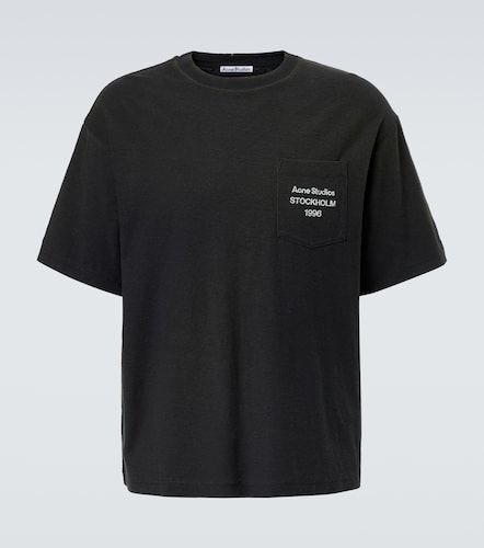 Cotton and hemp T-shirt - Acne Studios - Modalova