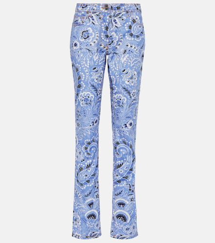 Bedruckte High-Rise Skinny Jeans - Etro - Modalova