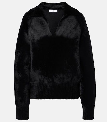 Alaïa Pullover polo in misto lana - Alaia - Modalova