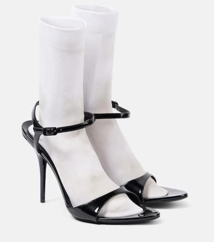 Avenue Sock 110 patent leather sandals - Balenciaga - Modalova