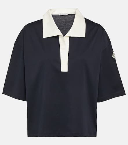 Moncler Polo de algodón con logo - Moncler - Modalova