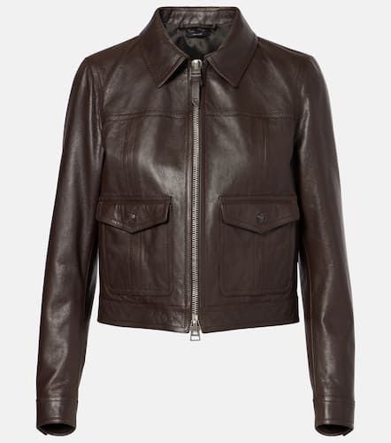 Tom Ford Leather biker jacket - Tom Ford - Modalova