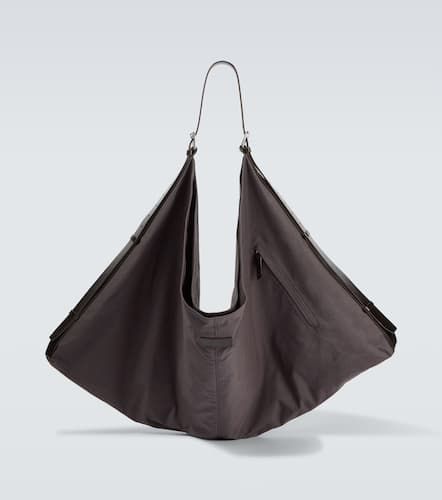 Flag leather-trimmed canvas shoulder bag - Lemaire - Modalova