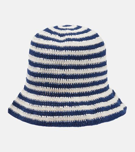 Striped crochet bucket hat - Anna Kosturova - Modalova