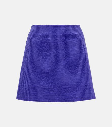 Ganni Minifalda en pana de algodón - Ganni - Modalova