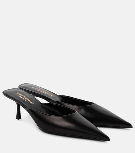 Mules Barbara 55 aus Leder - Saint Laurent - Modalova