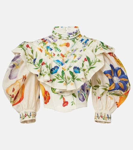 Alémais Bedruckte Bluse Flores aus Ramie - Alemais - Modalova