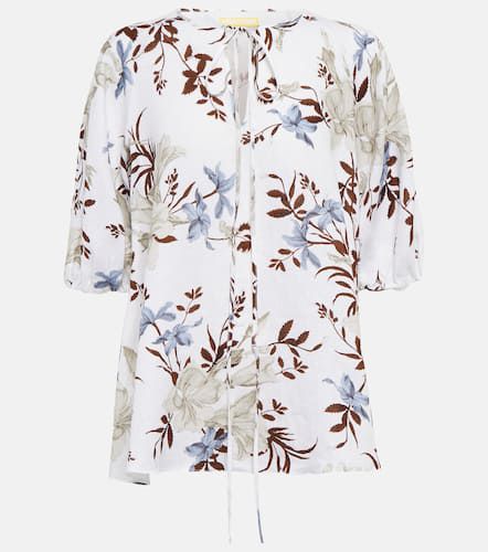 Erdem Blusa Eleni de lino estampada - Erdem - Modalova