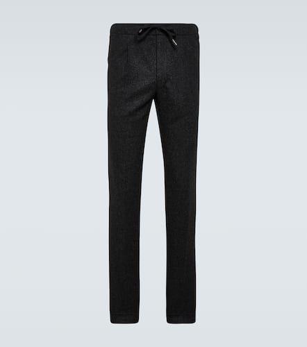 Pantaloni regular in flanella di lana - Thom Sweeney - Modalova