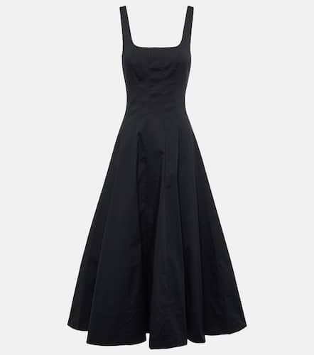 Vestido midi Wells de popelín - Staud - Modalova