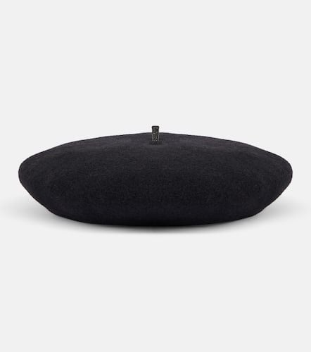 Monili Beads wool beret - Brunello Cucinelli - Modalova