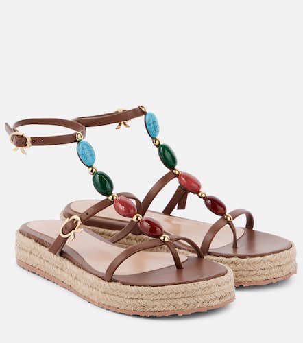 Shanti leather espadrille sandals - Gianvito Rossi - Modalova