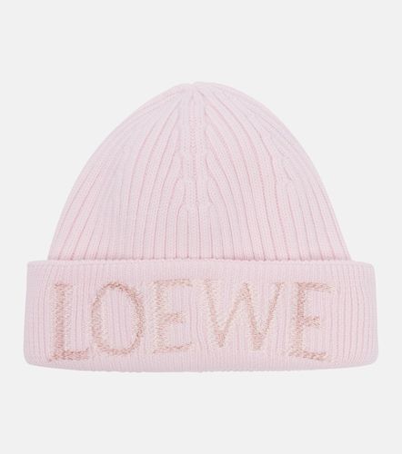 Loewe Logo wool beanie - Loewe - Modalova