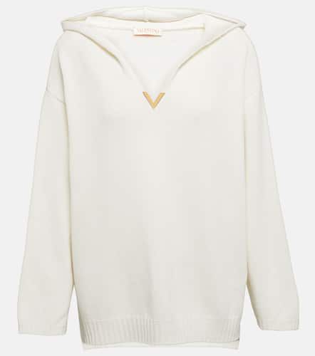 Valentino Hoodie VGold aus Kaschmir - Valentino - Modalova