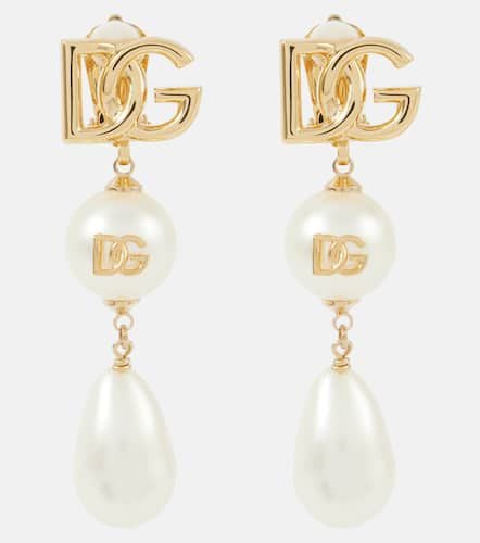 DG faux pearl earrings - Dolce&Gabbana - Modalova