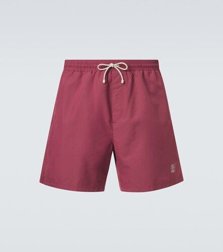 Brunello Cucinelli Logo swim trunks - Brunello Cucinelli - Modalova