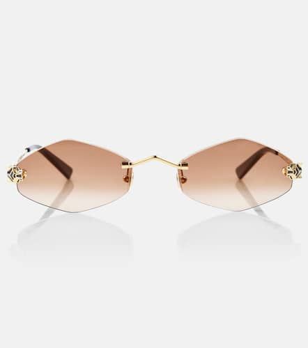 Panthere de Cartier geometric sunglasses - Cartier Eyewear Collection - Modalova