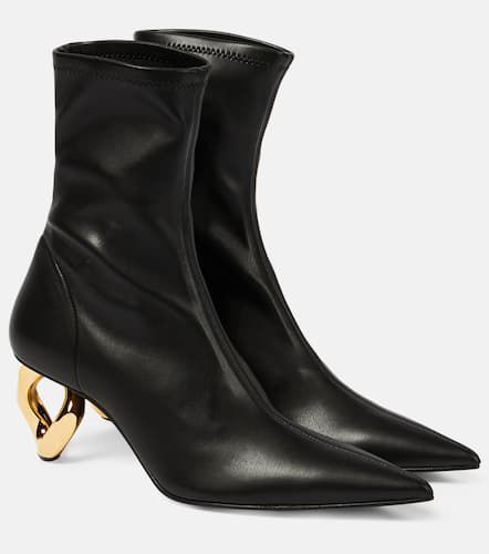 Chain leather ankle boots - JW Anderson - Modalova