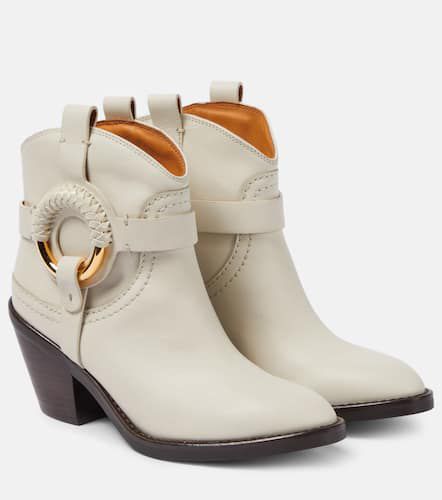 See By ChloÃ© Hana leather ankle boots - See By Chloe - Modalova
