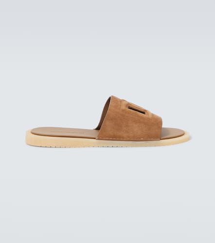 Dolce&Gabbana DG suede slides - Dolce&Gabbana - Modalova