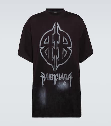 Metal BB cotton jersey T-shirt - Balenciaga - Modalova