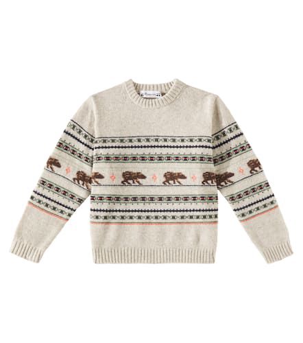 Grande jacquard wool sweater - Bonpoint - Modalova