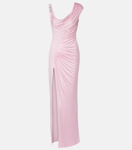 Draped one-shoulder ruched gown - Versace - Modalova