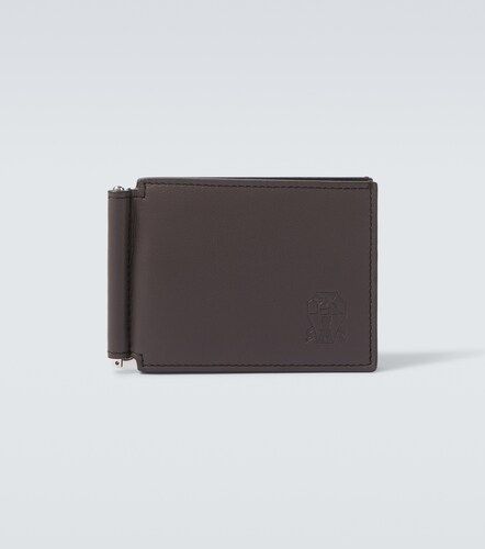Logo debossed leather wallet - Brunello Cucinelli - Modalova