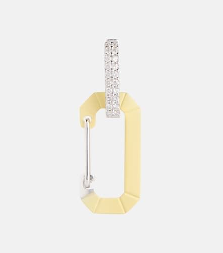 Chiara Small 18kt gold single earring with diamonds - Eera - Modalova