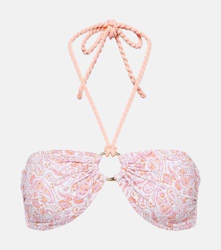 Muskmelon Bay paisley bandeau bikini top - Heidi Klein - Modalova