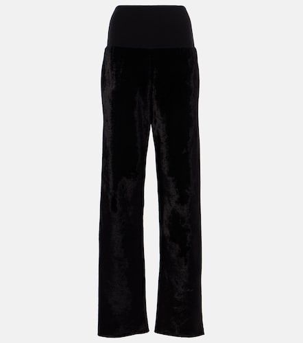 Alaia Velvet straight pants - Alaia - Modalova