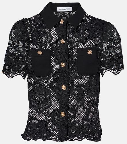 Self-Portrait Lace shirt - Self-Portrait - Modalova