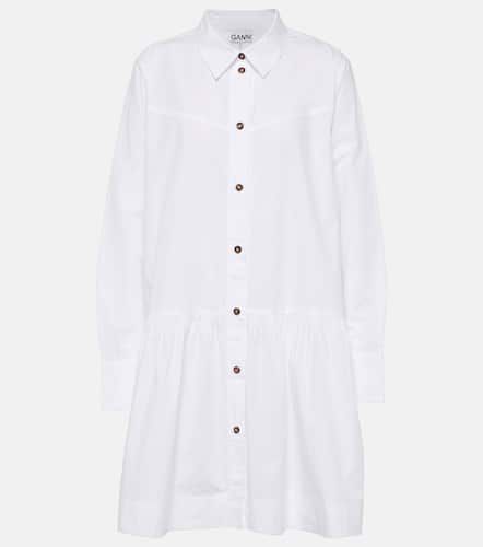 Ganni Cotton poplin shirt dress - Ganni - Modalova