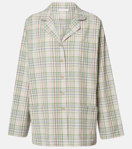 Morpheus plaid cotton voile shirt - The Row - Modalova