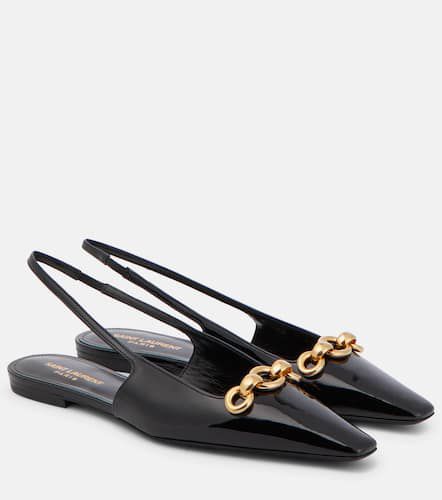 Blade leather slingback flats - Saint Laurent - Modalova